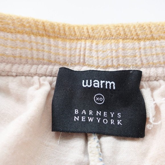 Barneys New York Shorts Size 29 Cotton‎ Hot Pants Striped High Waisted Warm USA - Picture 7 of 10